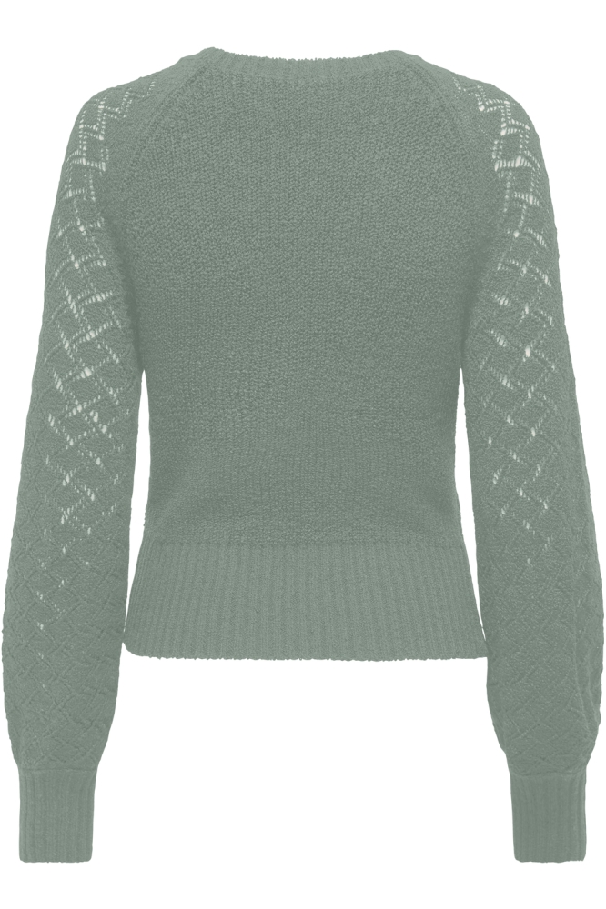 ONLMIAMI LS O-NECK CC KNT 15335108 Lily Pad